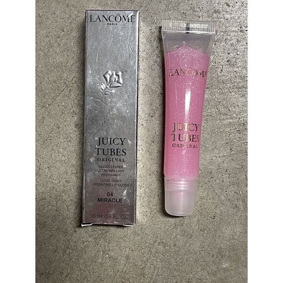 Lancôme Juicy Tubes Original Ultra Shiny Hydrating Lip Gloss 04 Miracle NEW - Picture 1 of 5